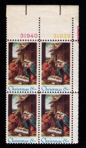 US Sc 1414 MNH p#31940 Block of Four VF (1970):