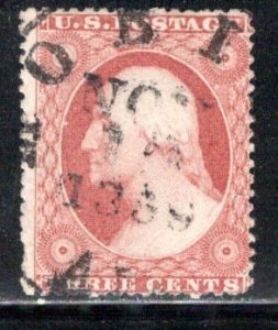 United States Scott # 25, used