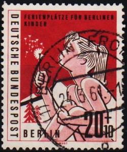 Germany(Berlin).1960 20pf+10pf S.G.B190 Fine Used
