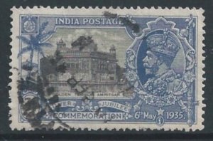 India #147 Used 3 1/2 a Golden Temple