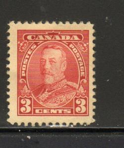 CANADA #219  1935  3c  KING GEORGE VI    F-VF  USED