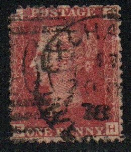 Great Britain Sc #33 plate 196 Used