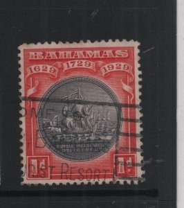 Bahamas 1929 Tercentenary Set 1d value - used