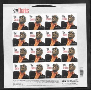 #4807 MNH Ray Charles, forever sheet