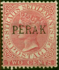 Perak 1884 2c Pale Rose SG18 Type 15 Narrow E Fine MM