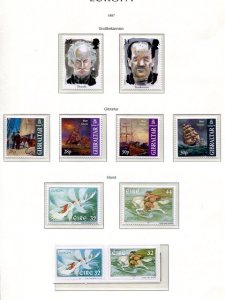 Europa Cept 1997  annual  lot  Mnt VF NH  -  Lakeshore Philatelics