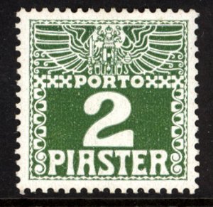 Austria Turkey 1908  Scott #J10a MLH