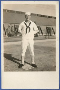 1944 WWII Real Photo ppc, Sailor, TIGARD, OR, 1c Defense franking