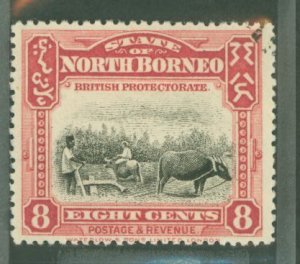 North Borneo #143b  Single