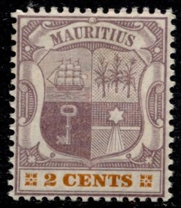 Mauritius #93 Coat of Arms MVLH Wmk.2 CV$8.00