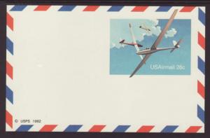 US UXC20 Gliders Postal Card Unused