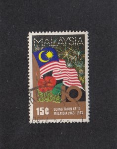 Malaysia Scott #104 Used