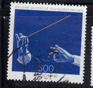 Germany 1998 Sc.#2022  450th Anniversary of Saxon State Orchestra, Dresden used