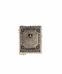 Helmbold's 4c U.S. Internal Revenue RS108a Private Die, Proprietary, Black