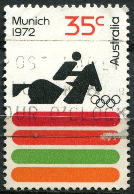 Australia Sc#530 Used, 35c multi, Summer Olympic Games 1972 - Munich (1972)