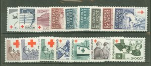 Finland #B157-172  Single (Complete Set)