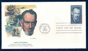 UNITED STATES FDC 15¢ Steinbeck 1979 Fleetwood