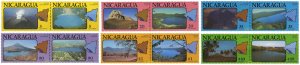 180664 MNH NICARAGUA 1978 VOLCANES Y LAGOS