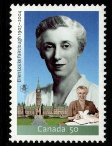 CANADA SG2358 2005 BIRTH CENTENARY OF ELLEN FAIRCLOUGH MNH