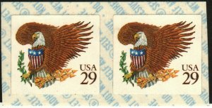 US #2595 MNH Pair (2 stamps) Eagle