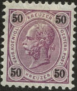 Austria, Scott #61, Unused, Hinged