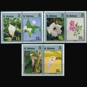 ST.HELENA 1994 - Scott# 616-8 Flower Set of 6 NH