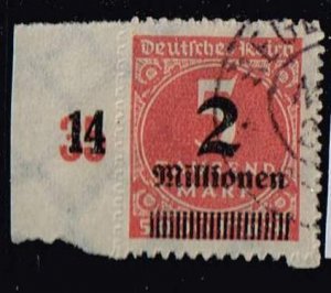 Germany 1923,Sc.#278 used cv.€12