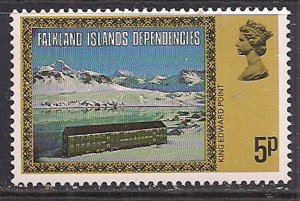 Falkland Islands Dependencies 1980 QE2 5p SG 278a MNH  ( M1401 )
