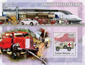 Guinea - Bissau 2006 - Special Transport (Fire Engine, Ambulance, Red Cross) 