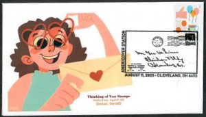 5807 - FDC - Thinking of You - Wally Jr.  Cachet - Americover Station