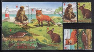 Gibraltar 909-12a Wildlife Mint NH