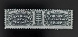 Demas Barnes & Co. 4c U.S. Internal Revenue RS26a Private Die, Proprietary, N.Y.