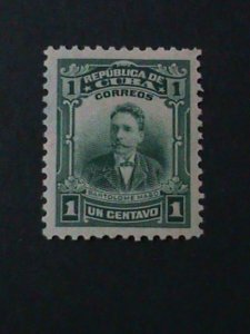 ​CUBA-1910-SC#239  BARTOLOME MASO MH -114 YEARS OLD STAMP -VERY FINE