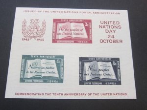 United Nation 1955 Sc 38 MNH