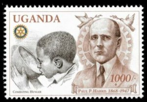 Uganda 1997 - ROTARY INTERNATIONAL - Single Stamp (Scott #1494) - MNH