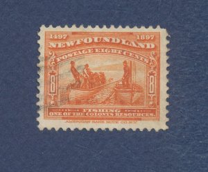 NEWFOUNDLAND - Scott  67  - used - 1897