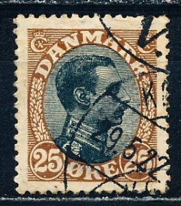 Denmark #107 Single Used