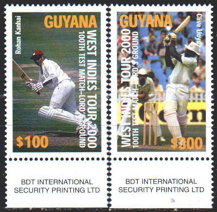 Guyana. 2000. 6972-73. Baseball sports. MNH.