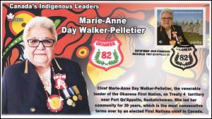 CA22-027, 2022, Canada’s Indigenous Leaders, First Day of Issue, Pictorial