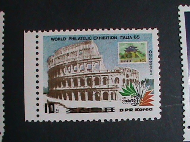 ​KOREA STAMP:1985- SC#2522-4 INTERNATIONAL STAMP SHOW- ROME-MNH RARE SET