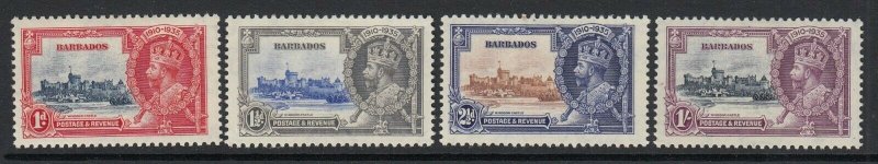 Barbados, Sc 186-189 (SG 241-244), MLH