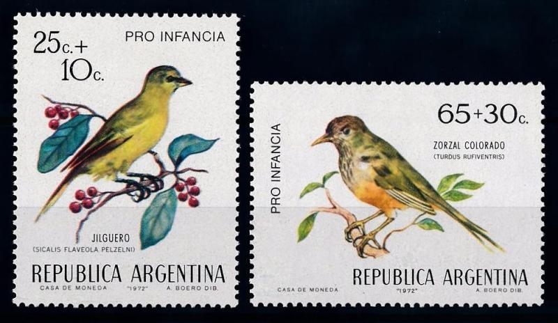 [66365] Argentina 1972 Birds  MLH