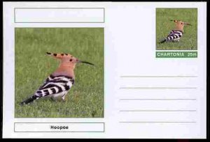 CHARTONIA, Fantasy - Hoopoe - Postal Stationery Card...