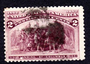 USA  Scott # 231  used  CV = $  0.30   Lot 190121 -2