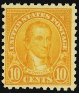 591, Mint FVF NH 10¢ Perf 10 - Nice Stamp CV $85.00 * Stuart Katz