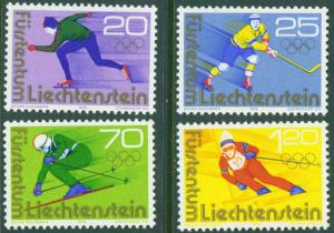 LIECHTENSTEIN Scott 576-9 Winter Olympic set