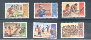 Tokelau Sc 97-102 1983 Traditional Game' stamp set mint NH