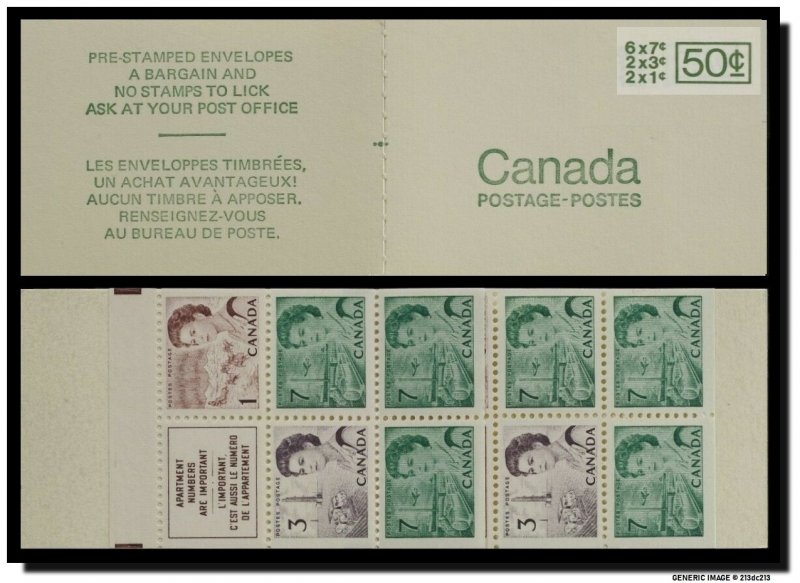 CANADA # BK68d McCann BK68f MNH, Centennial Issue