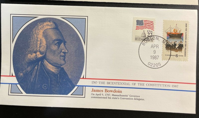 US #1420,2115 Used on Cover - Bicentennial of the Constitution 1787-1987 [BIC4]