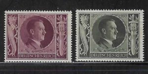 GERMANY 1943 A.H.54th ANNIVERSARY #B231 - B236 MNH